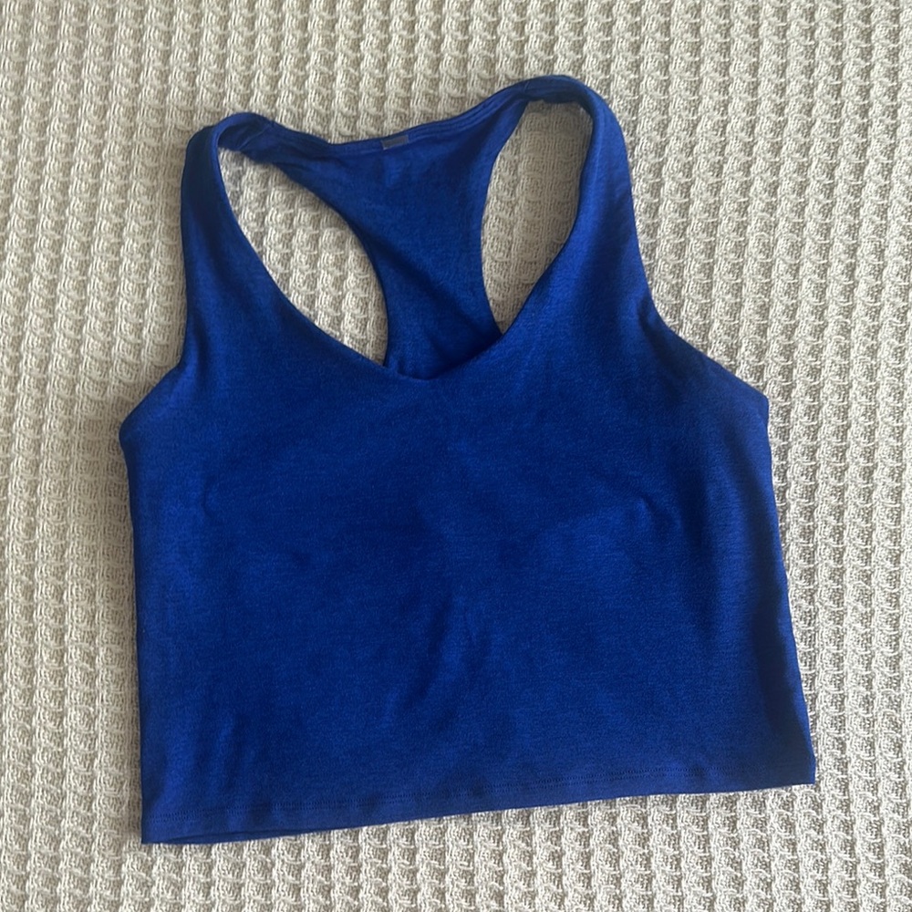 Blue Racerback Tank Top - Vuori